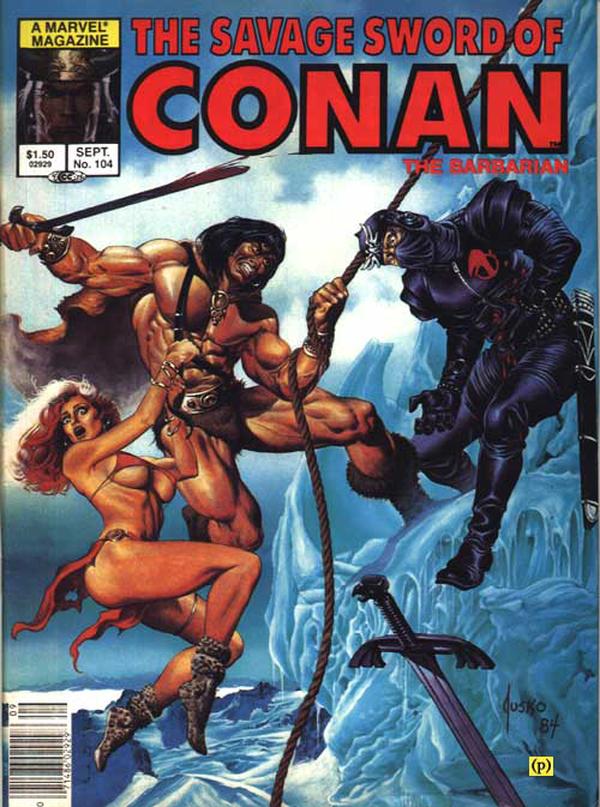 The Savage Sword of Conan #104 cover