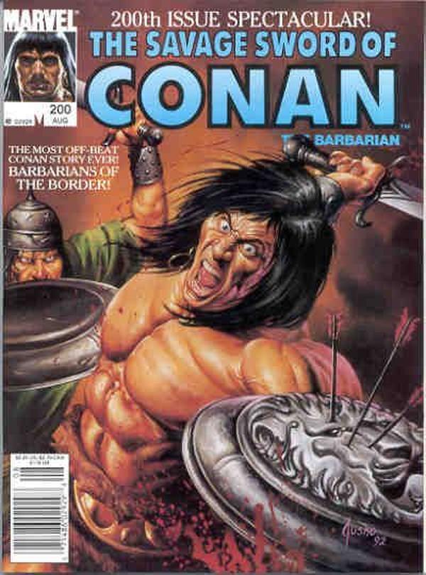 The Savage Sword of Conan #200 cover