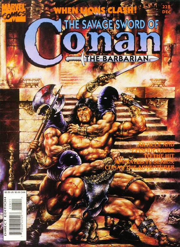The Savage Sword of Conan #228 cover