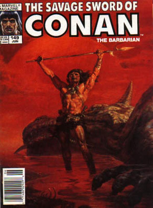 The Savage Sword of Conan #149 cover