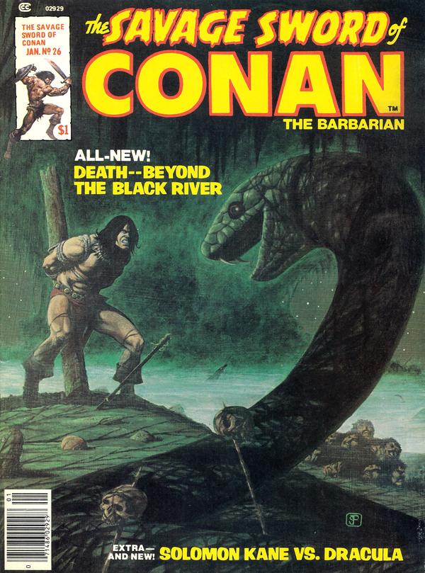 The Savage Sword of Conan #26 cover