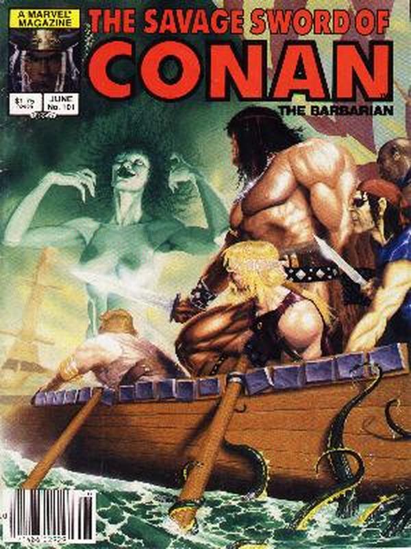 The Savage Sword of Conan #101 cover