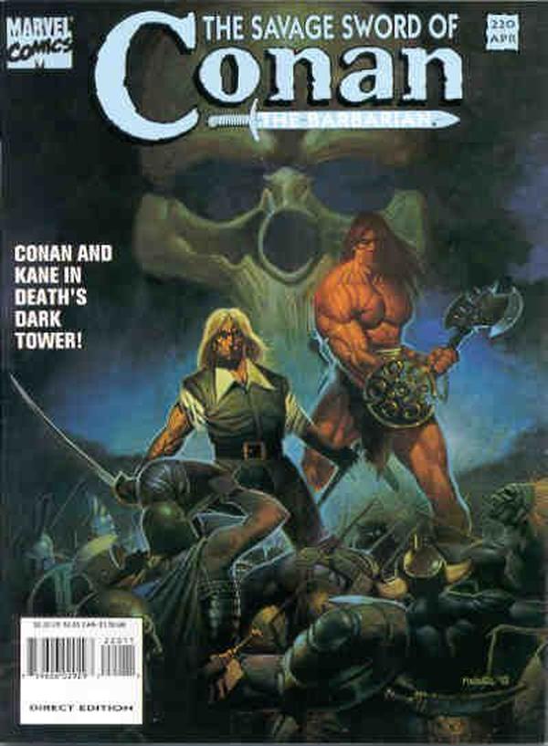 The Savage Sword of Conan #220 cover