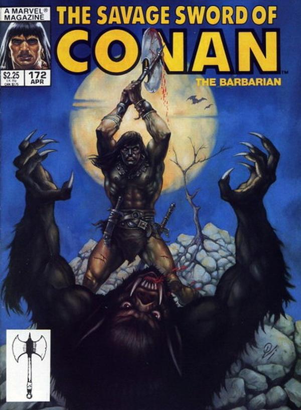 The Savage Sword of Conan #172 cover