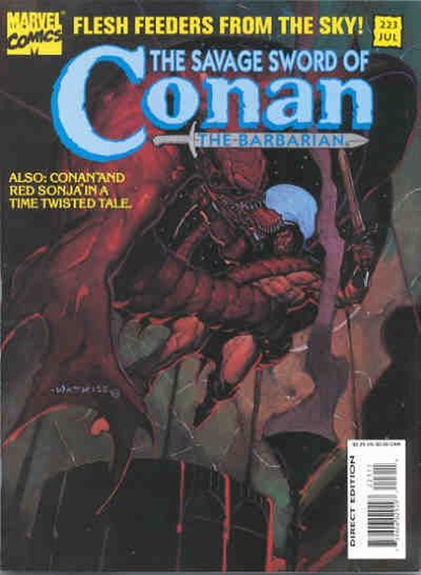 The Savage Sword of Conan #223 cover