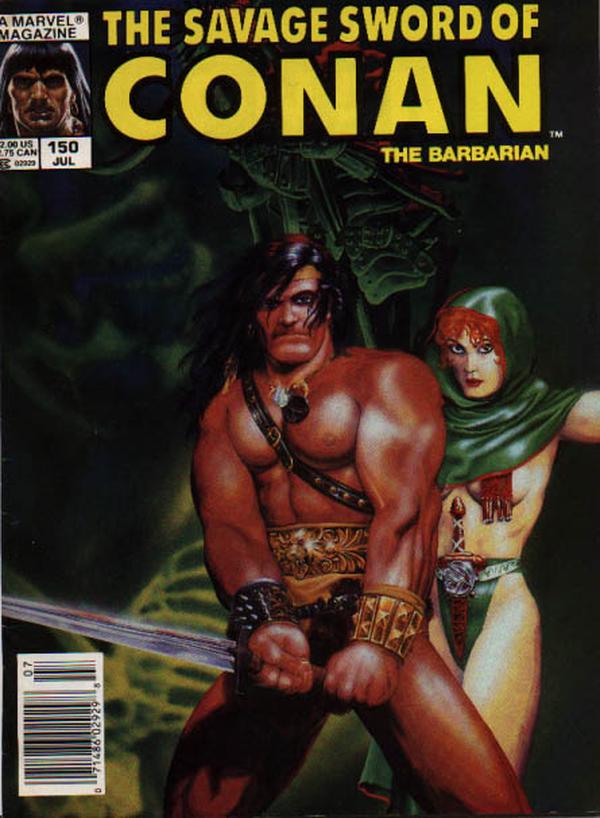 The Savage Sword of Conan #150 cover