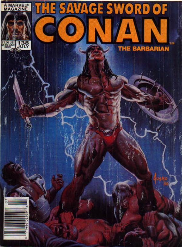 The Savage Sword of Conan #138 cover