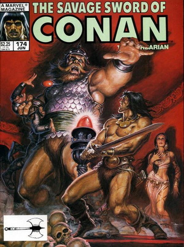 The Savage Sword of Conan #174 cover
