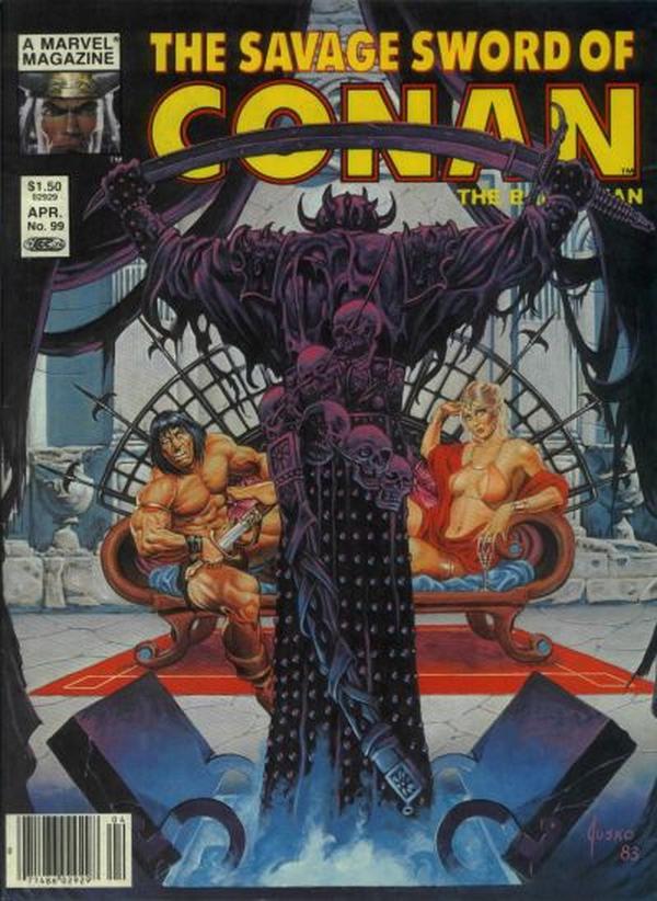The Savage Sword of Conan #99 cover