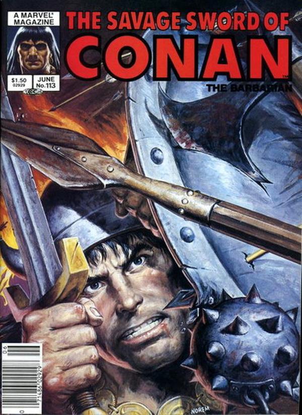 The Savage Sword of Conan #113 cover