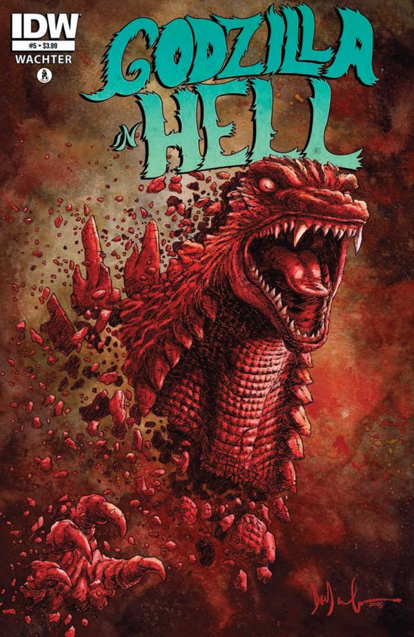 Godzilla in Hell #5 cover