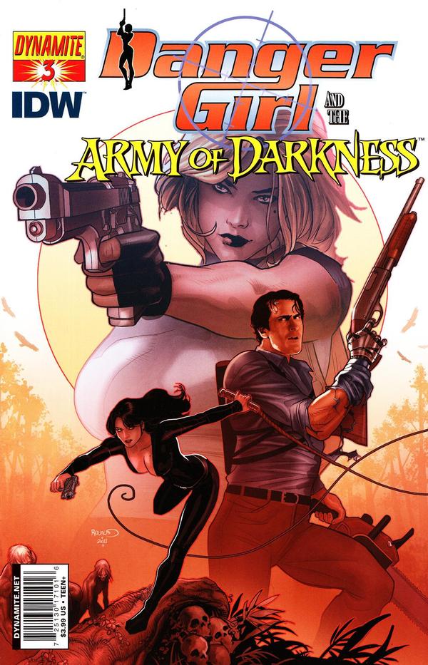Danger Girl and the Army of Darkness (2011) #3 cover