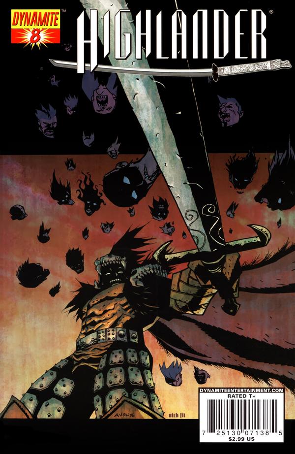 Highlander (2006) #8 cover
