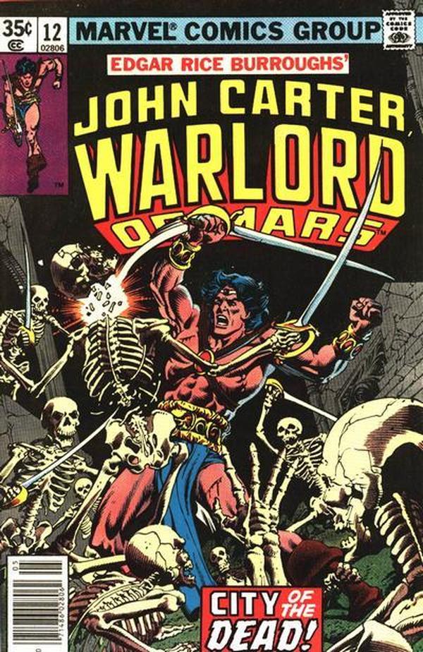 John Carter, Warlord of Mars (1977) #12 cover