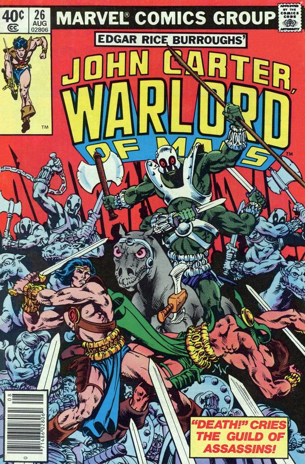 John Carter, Warlord of Mars (1977) #26 cover