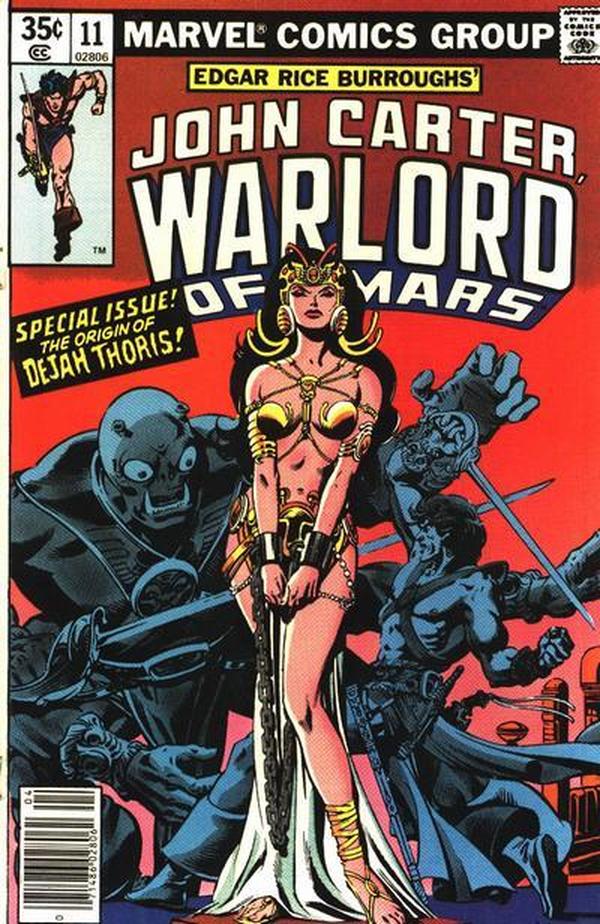 John Carter, Warlord of Mars (1977) #11 cover