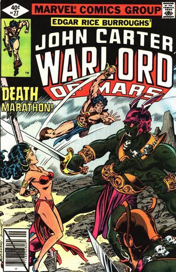 John Carter, Warlord of Mars (1977) #27 cover