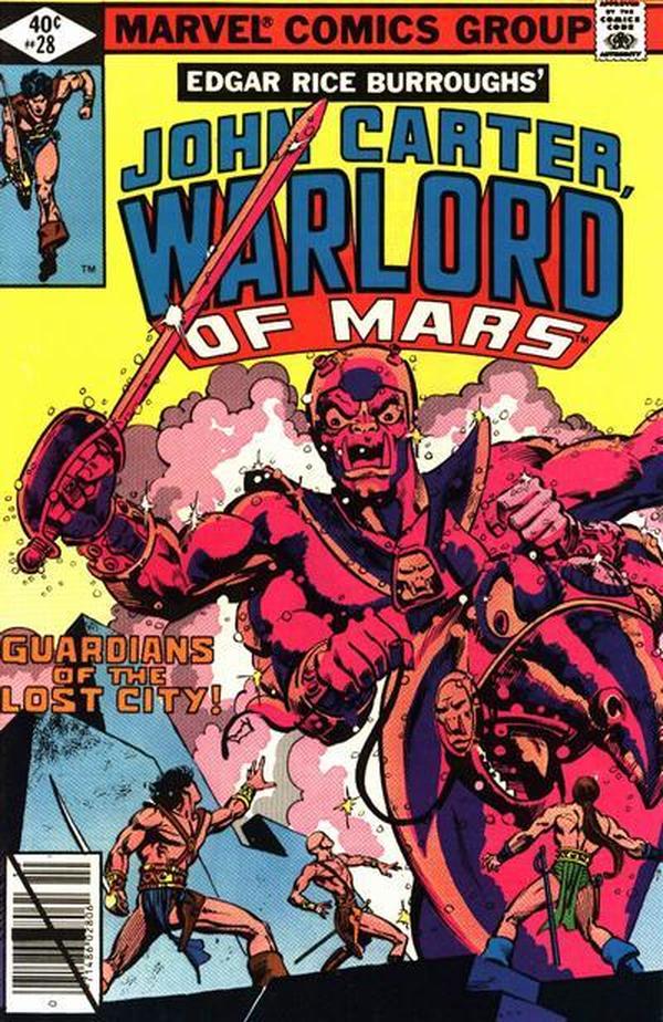 John Carter, Warlord of Mars (1977) #28 cover