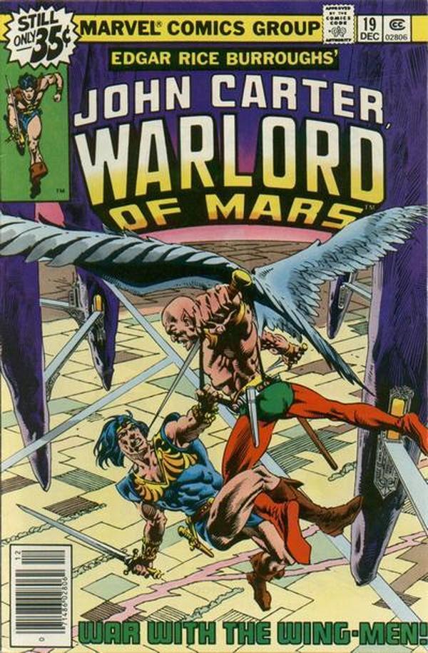 John Carter, Warlord of Mars (1977) #19 cover