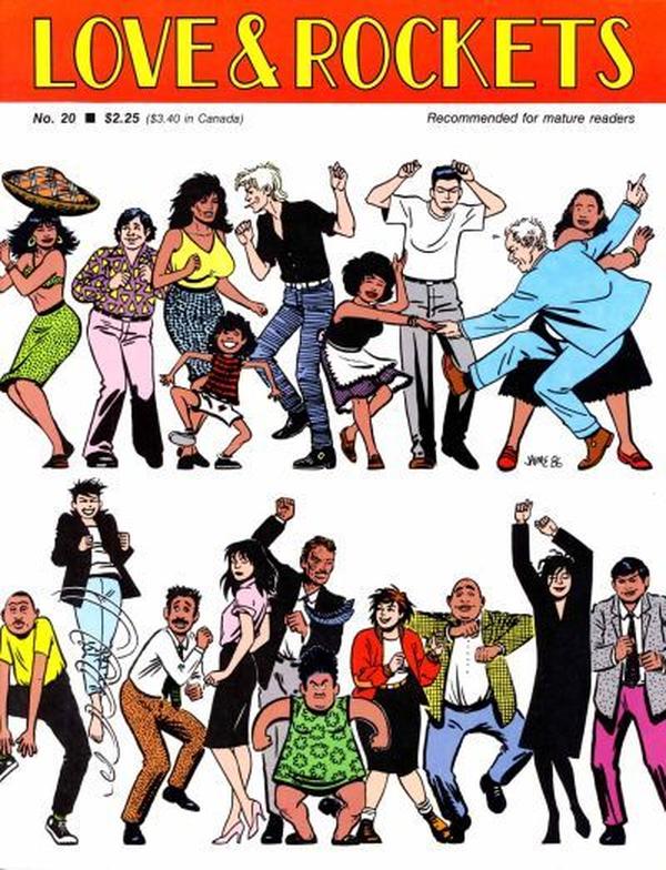 Love and Rockets (1982) #20 cover