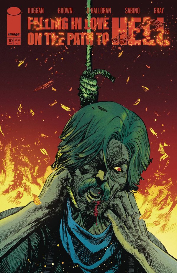 Cover for Falling in Love on the Path to Hell (2024) #10