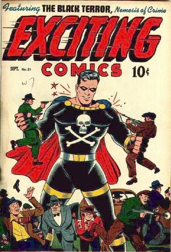 Cover of Exciting Comics #51