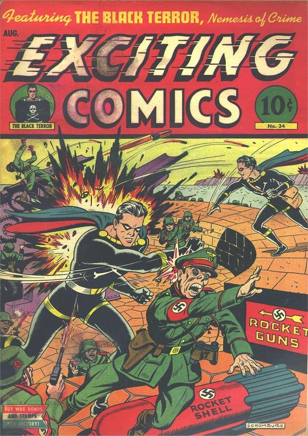Cover of Exciting Comics #34