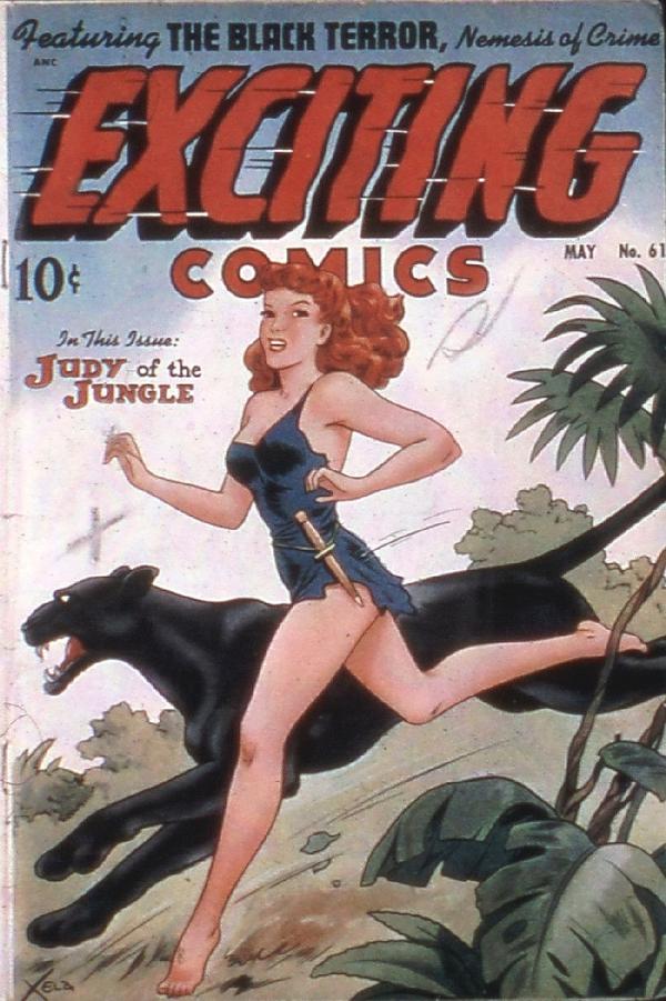 Cover of Exciting Comics #61