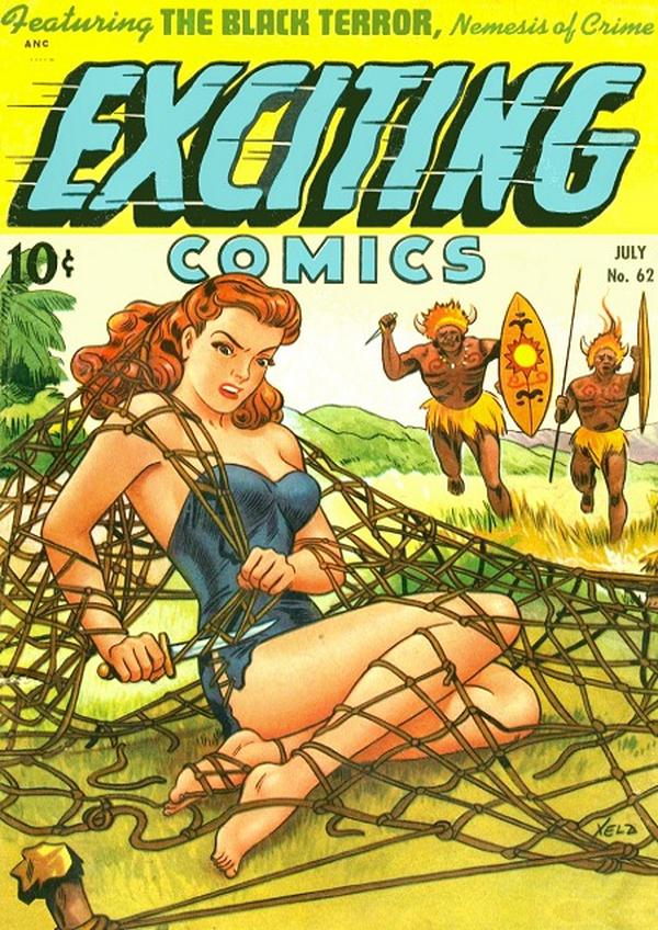 Cover of Exciting Comics #62