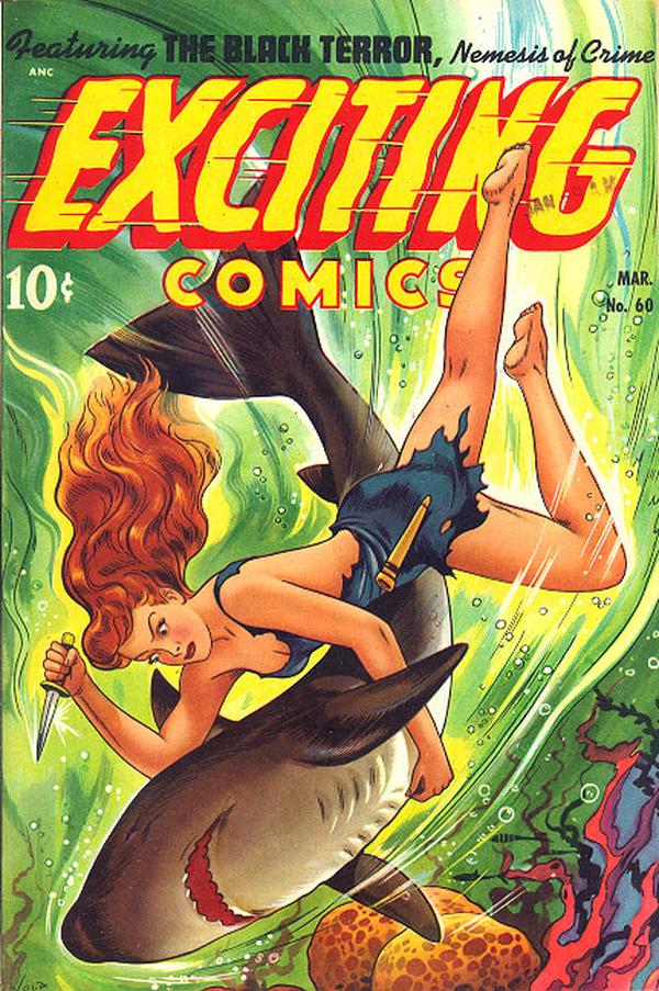 Cover of Exciting Comics #60