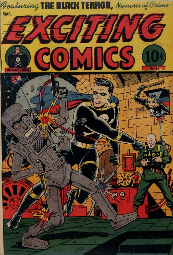 Cover of Exciting Comics #45