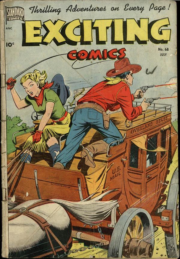 Cover of Exciting Comics #68