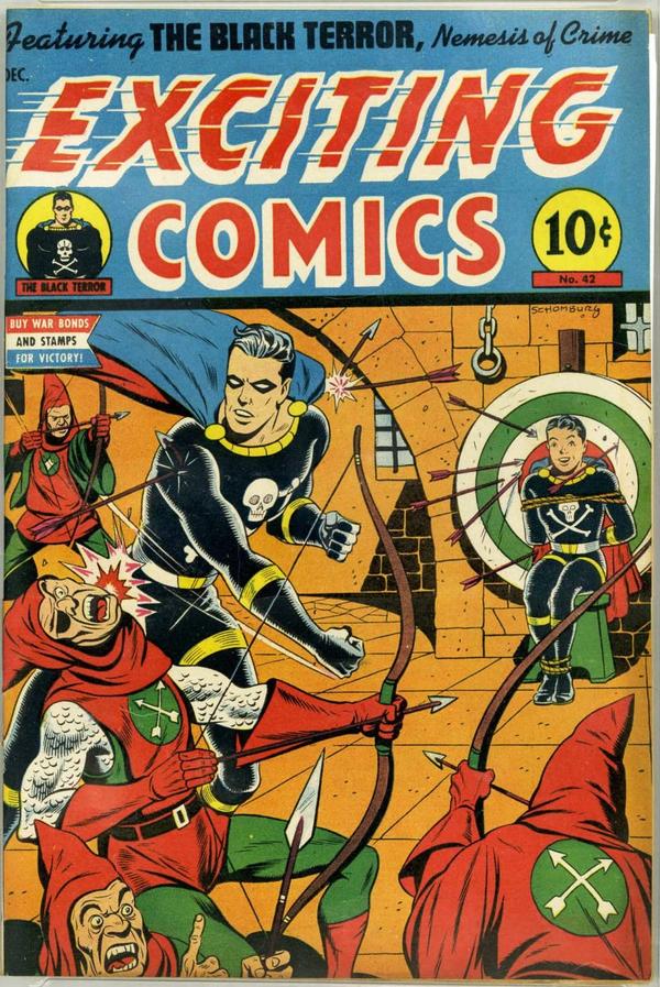 Cover of Exciting Comics #42