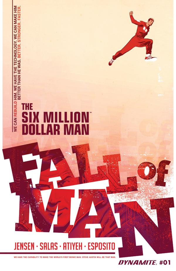 The Six Million Dollar Man: Fall of Man #1 cover