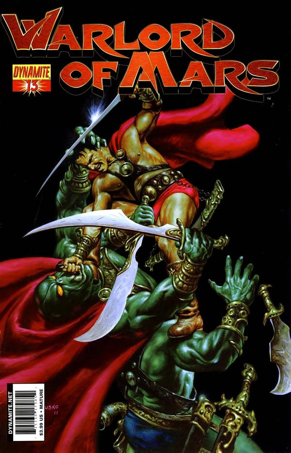 Warlord of Mars (2010) #13 cover