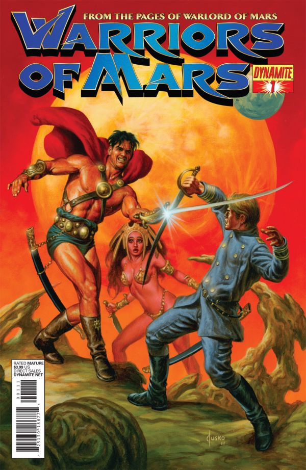 Warriors of Mars (2012) #1 cover