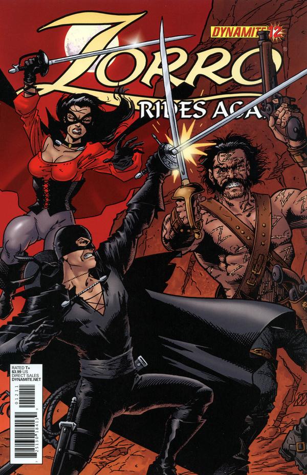 Zorro Rides Again (2011) #12 cover