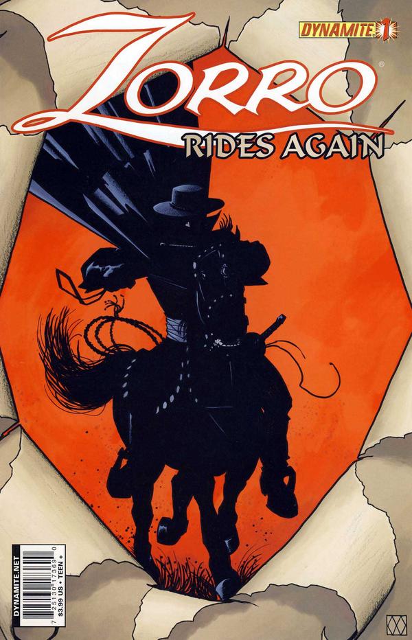Zorro Rides Again #1 cover