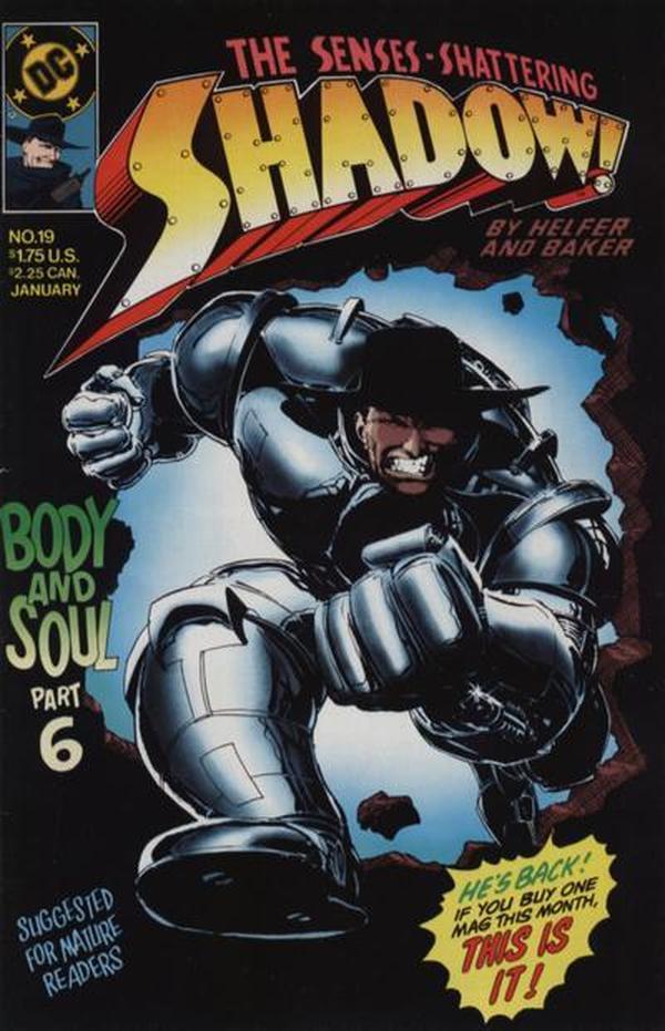 The Shadow (1987) #19 cover