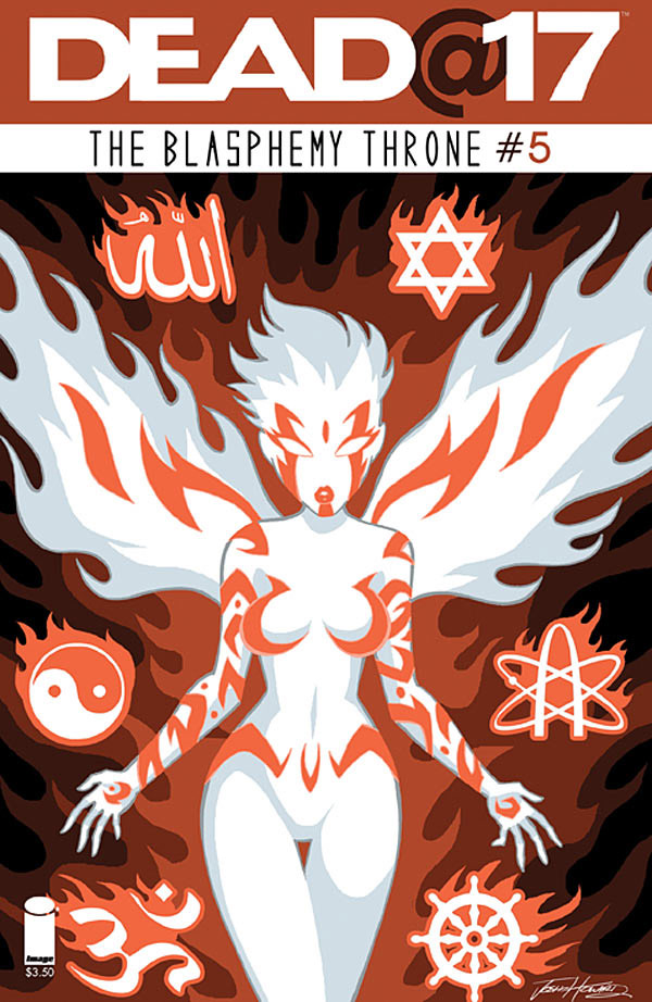 Dead@17: The Blasphemy Throne #5 cover