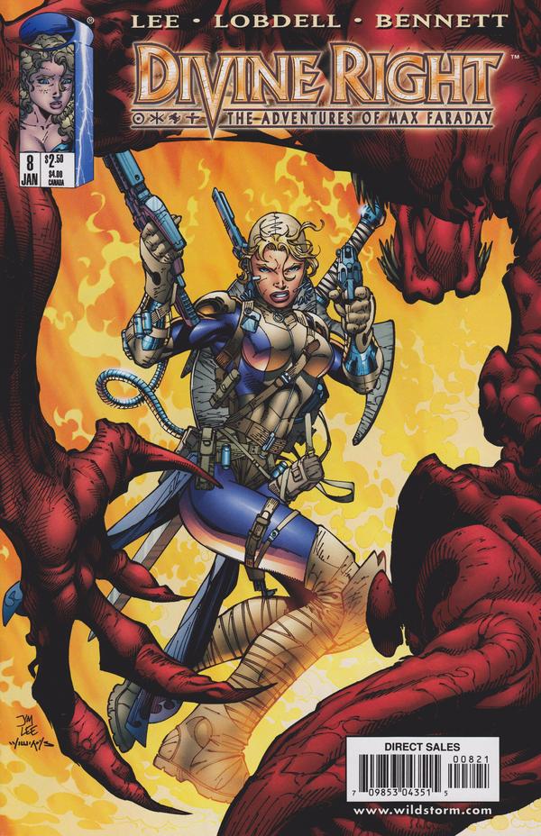 Divine Right (1997) #8 cover