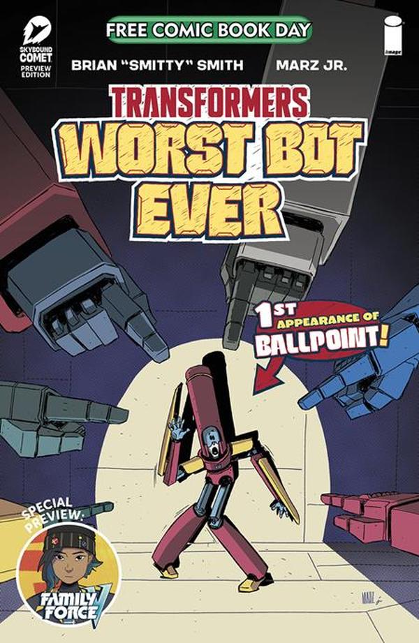 Free Comic Book Day 2025: Transformers – Worst Bot Ever