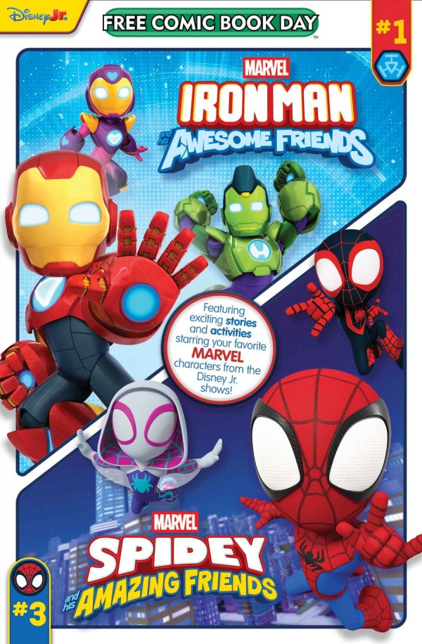 Free Comic Book Day 2025: Iron Man & His Awesome Friends / Spidey & His Amazing Friends