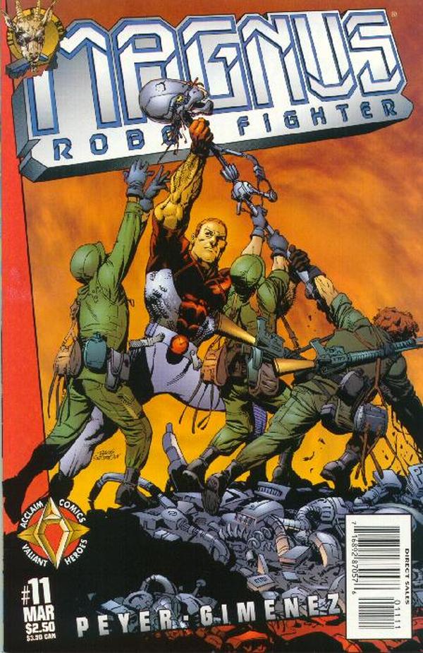 Magnus Robot Fighter #11 cover