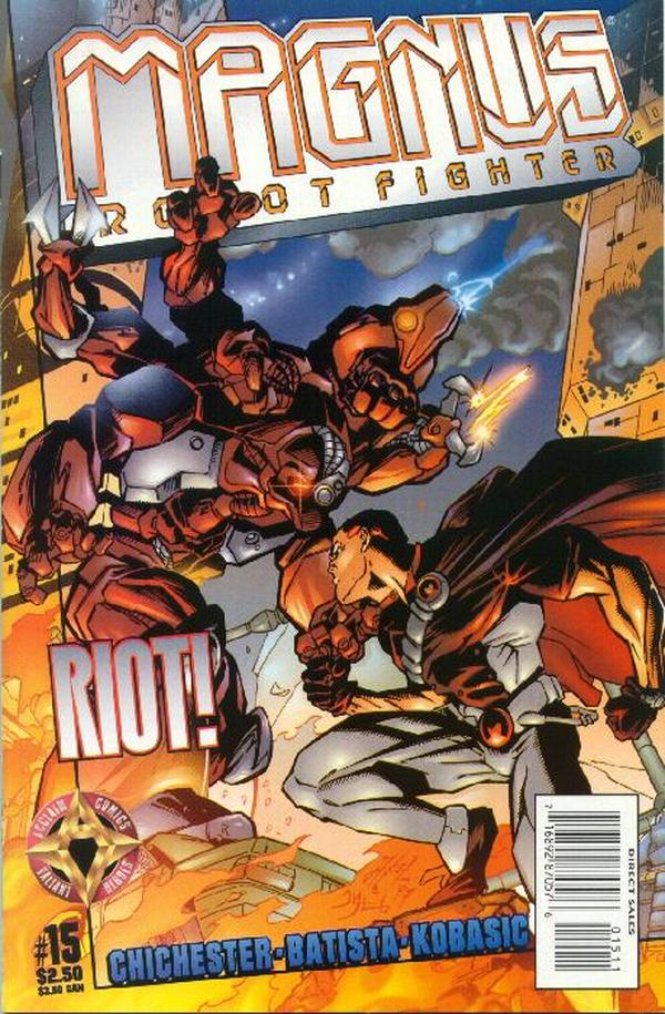 Magnus Robot Fighter #15 cover