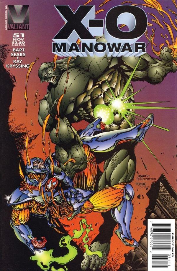 X-O Manowar (1992) #51 cover