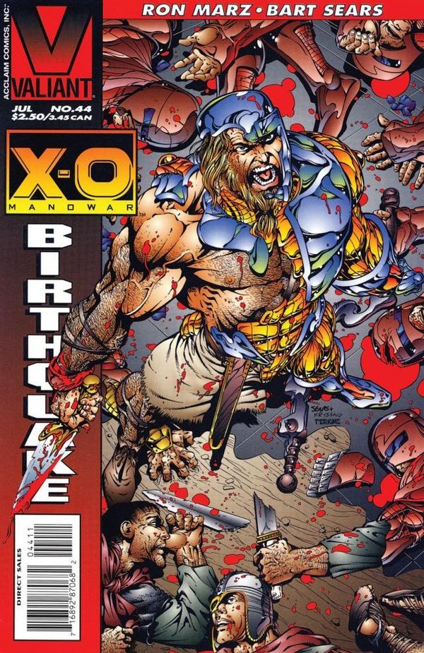 X-O Manowar (1992) #44 cover