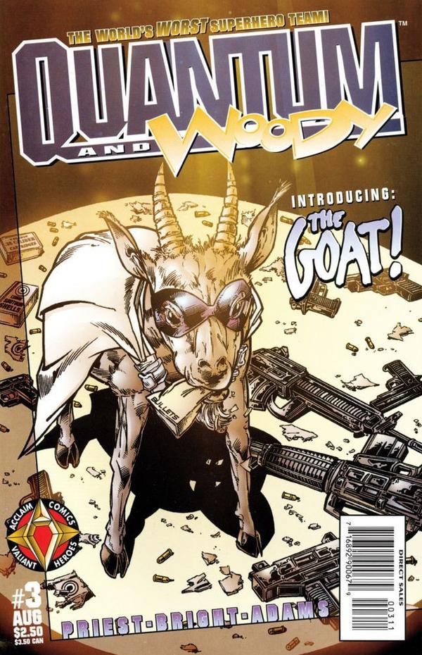 Quantum & Woody #3 cover