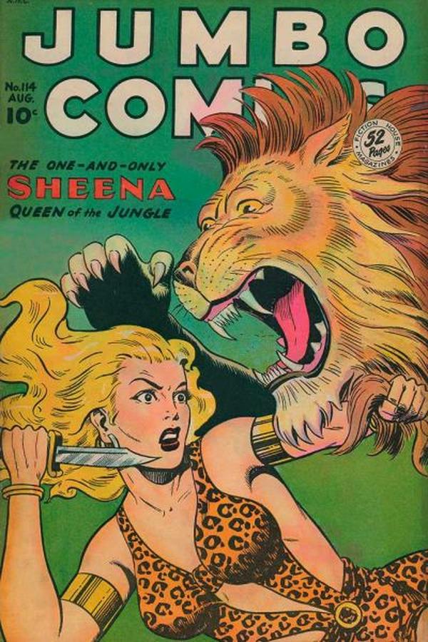 Cover of Jumbo Comics #114
