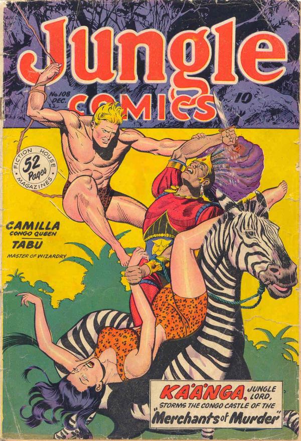 Cover of Jungle Comics #108